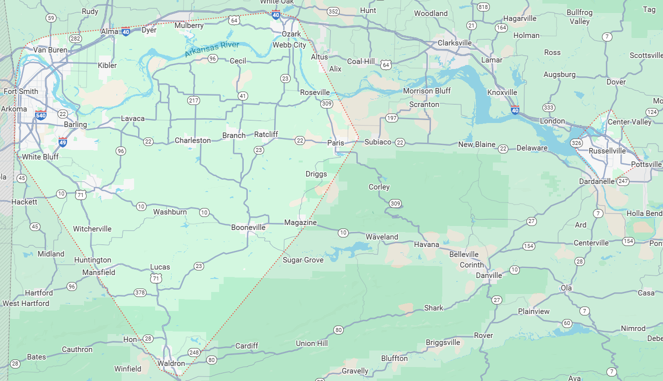 Service Area Map